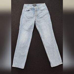 Aeropostale Jeans Women's "Mom Jeans" Distressed Blue Jeans, Size 6